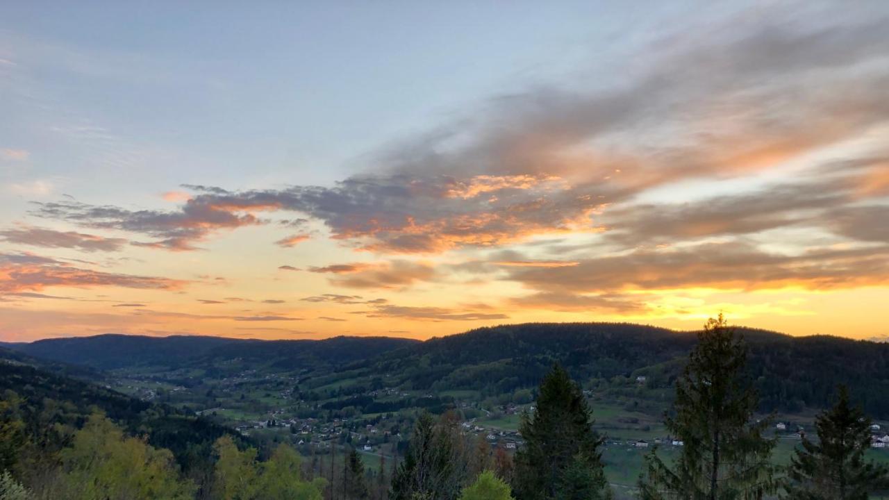 Le Gite Cozy De Bouvacote Avec Vue Panoramique Et Sauna Le Tholy Exteriör bild