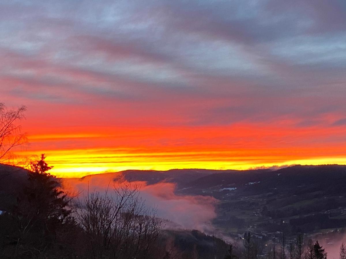 Le Gite Cozy De Bouvacote Avec Vue Panoramique Et Sauna Le Tholy Exteriör bild