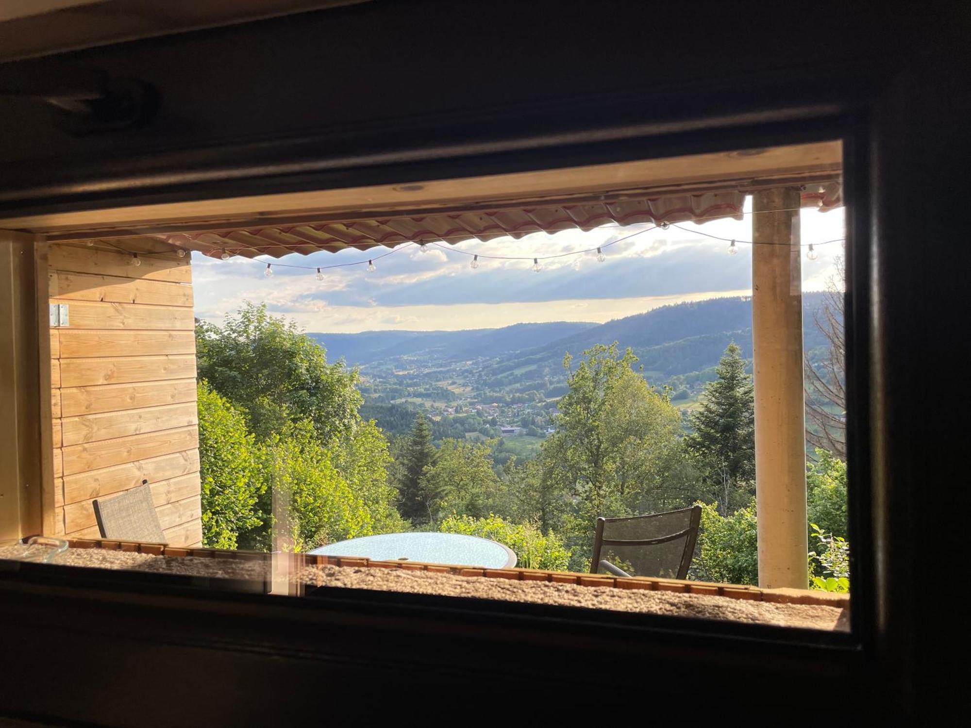 Le Gite Cozy De Bouvacote Avec Vue Panoramique Et Sauna Le Tholy Exteriör bild